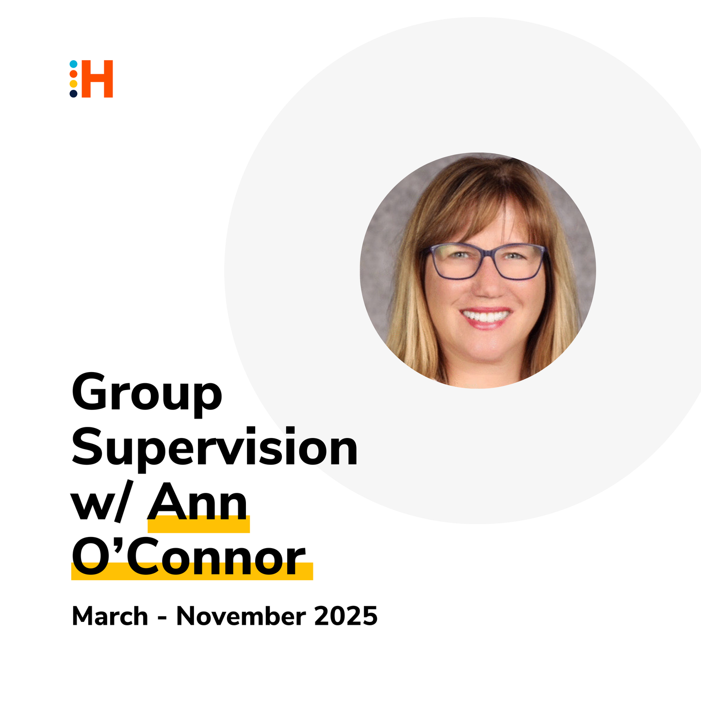 Group Supervision with Ann O'Connor