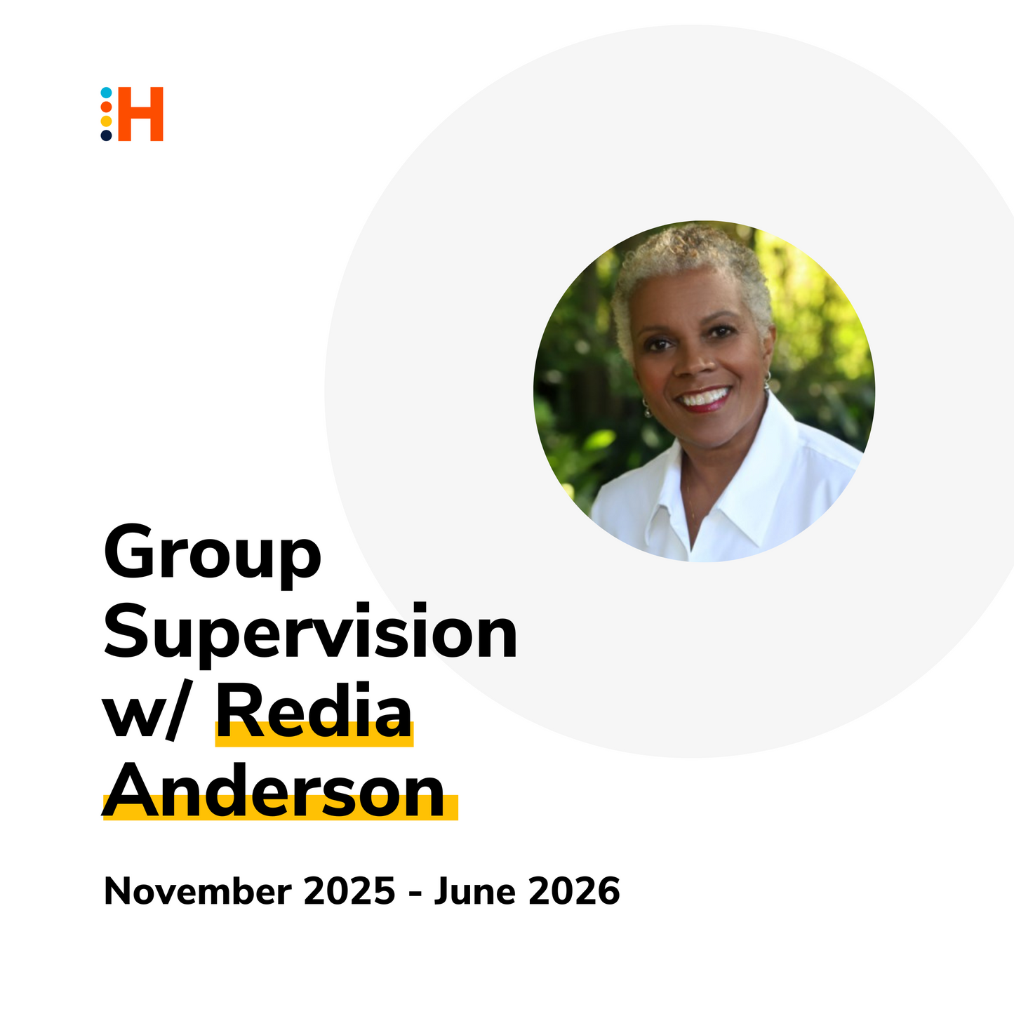 Group Supervision with Redia Anderson | 2025